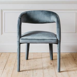 Margot Grey Curved Chair