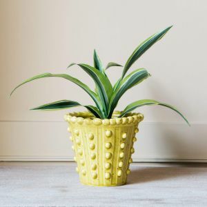 Yellow Bobble Vase