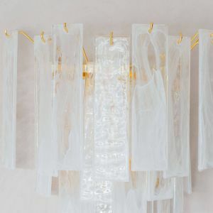 Marbled Glass Wall Light