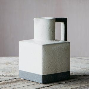 Square Speckled Jug with Handle