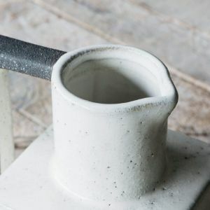 Square Speckled Jug with Handle