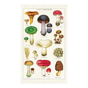 Mushrooms Vintage Tea Towel
