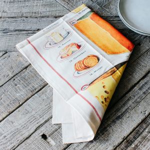 Cheese Vintage Tea Towel