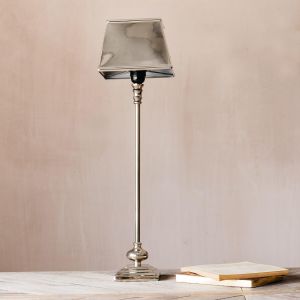 Slim Nickel Table Lamp