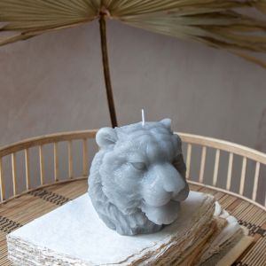 Tiger Head Candle