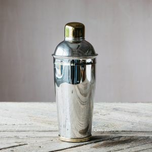 Silver and Gold Cocktail Shaker