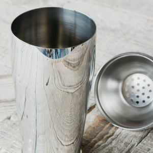 Silver and Gold Cocktail Shaker