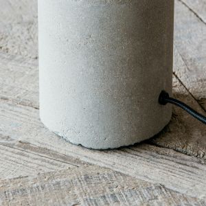 Concrete and Brass Dome Table Lamp