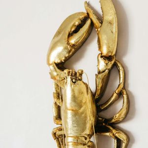 Gold Lobster Wall Decor
