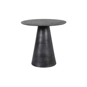 Milan Round Black Side Table