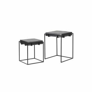 Noah Set of Two Iron Tables