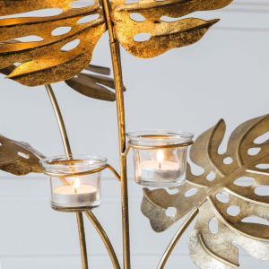 Small Leaf Candle Holder