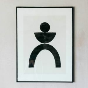 Abstract Person Print