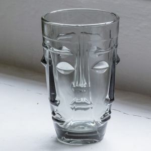 Set of Four Grey Face Tumblers