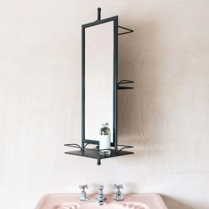 Rotating Mirror with Shelves