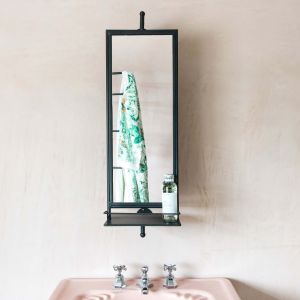 Rotating Mirror with Shelves