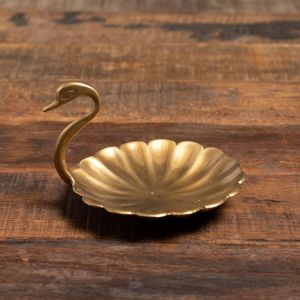 Gold Swan Trinket Tray
