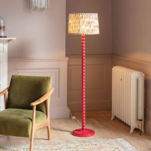 Freya Red Floor Lamp