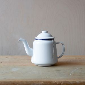 White and Blue Enamelware Collection