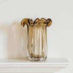 Kata Tall Brown Glass Vase