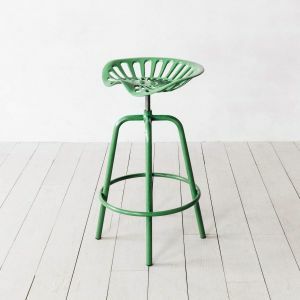 Green Tractor Seat Stool