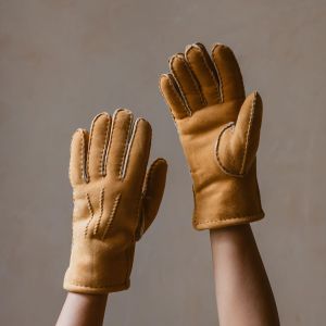 Tan Sheepskin Gloves