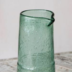 Green Glass Jug