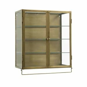 Marie Wide Glass Cabinet