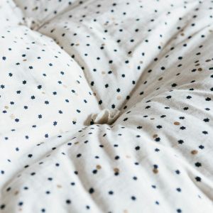 Blue Star Print Bed Roll