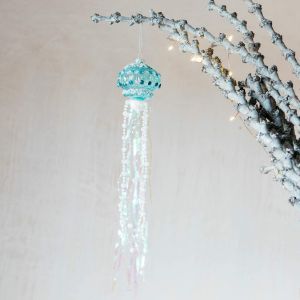 Glass Beaded Jellyfish Decorations
