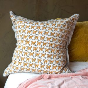 Orange Tiger Cushion