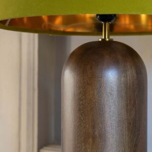Ruby Acacia Wooden Table Lamp