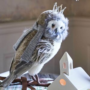 Odin the Owl with Crown Decoration