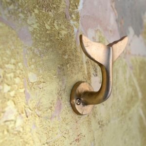 Brass Whale Tail Hook