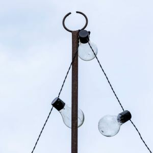 Festoon Lights Pole