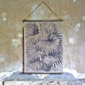 Vintage Palm Leaves Wall Chart