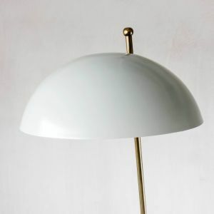 Platypus Grey and Brass Floor Lamp