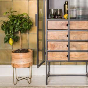 Cane Indoor Plant Stand