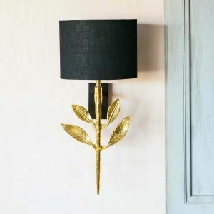 Genere Gold Wall Light with Shade