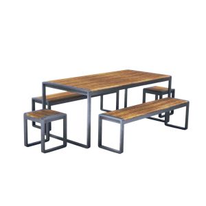 Filey Table and Bench Set