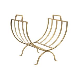 Brass Linear Log Basket