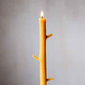 Saffron Yellow Branch Candle