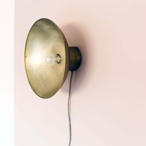 Silas Antiqued Brass Wall Light