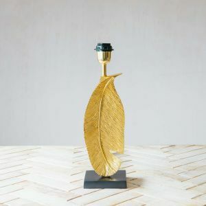 Small Gold Quill Table Lamp