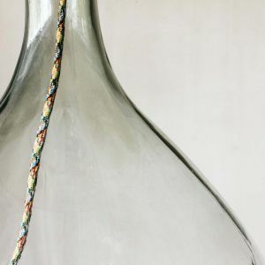 Giant Recycled Grey Glass Lamp