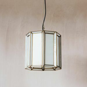 Trumen Small Frosted Glass Pendant