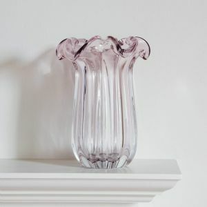 Kata Tall Pink Glass Vase