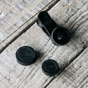 Set of Three Clip On Phone Lenses