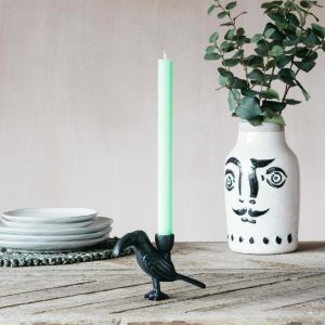 Black Toucan Candle Holder