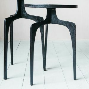 Markus Set of Two Bronze Side Tables